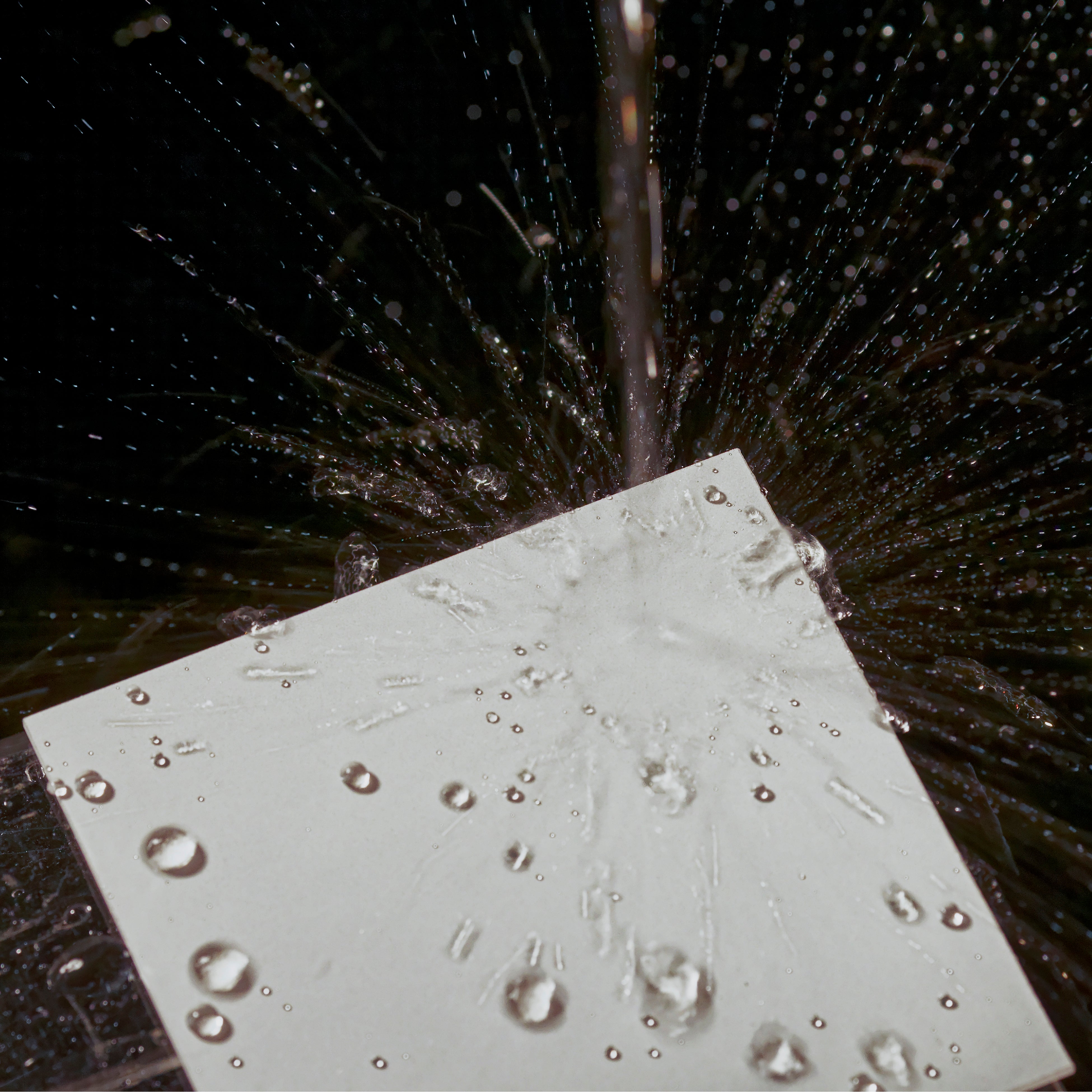 独自開発の撥水コートによる優れた撥水効果