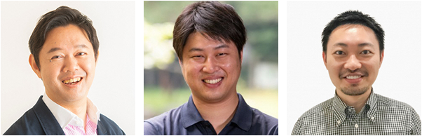  （左から）森田 創 氏 高梨 太 氏 益田 周 氏