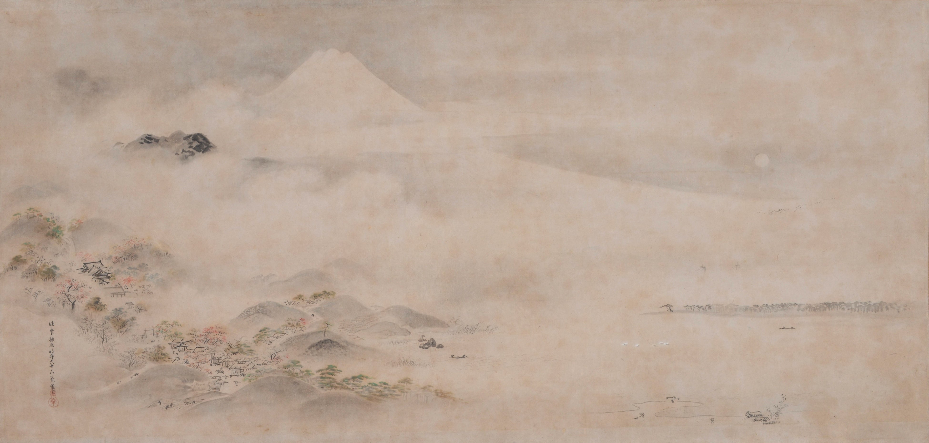 狩野探幽「富士山図」静岡県立美術館蔵