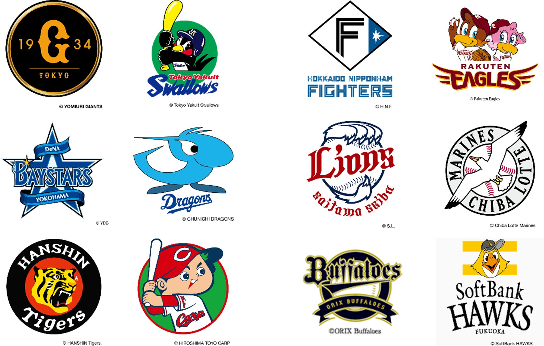 プロ 野球 球団 ロゴ