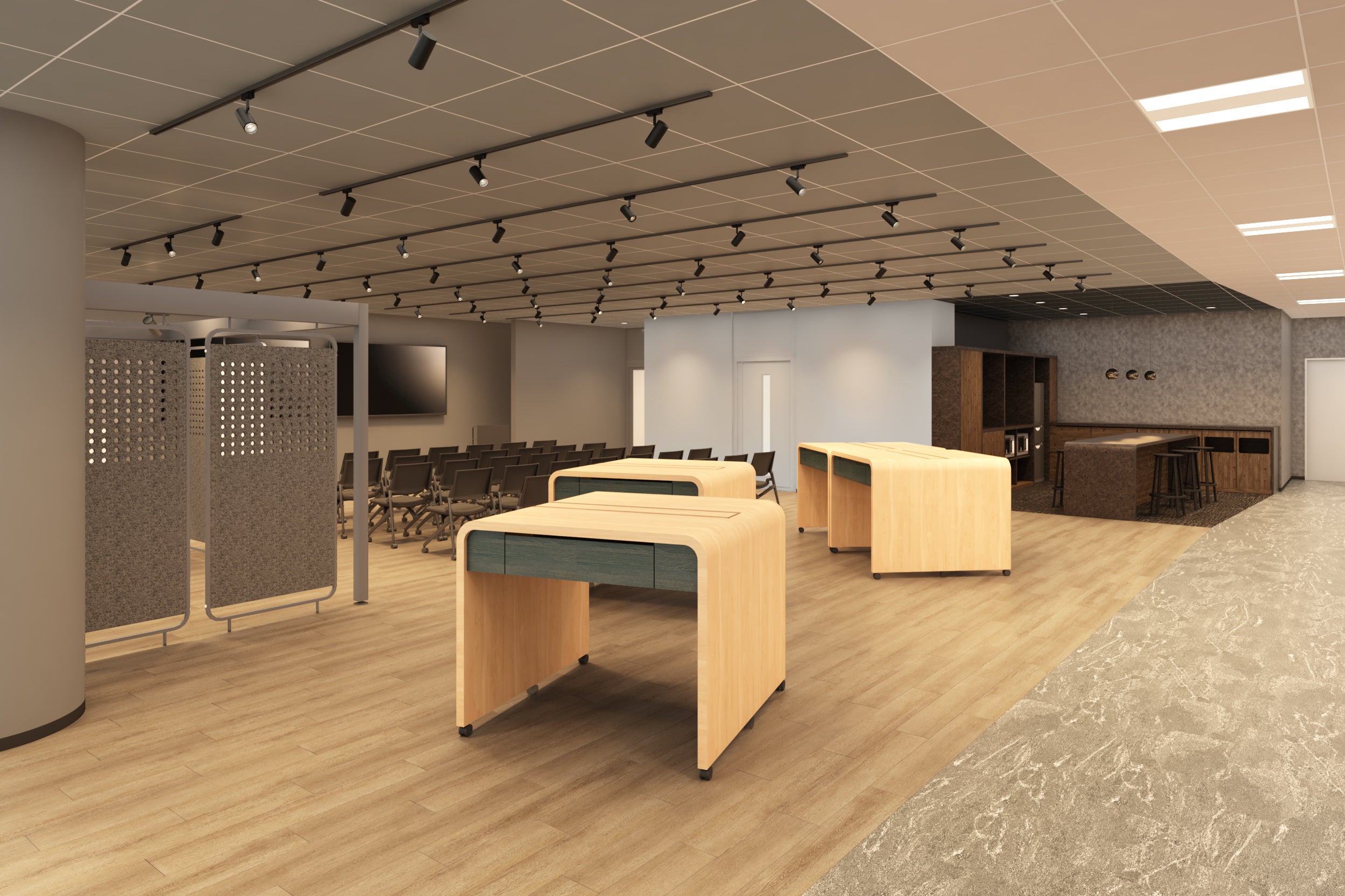 ①PoCデモエリア