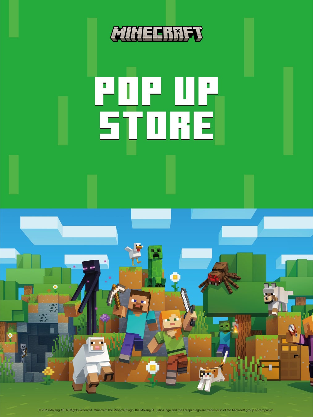 【MINECRAFT POPUP STORE】