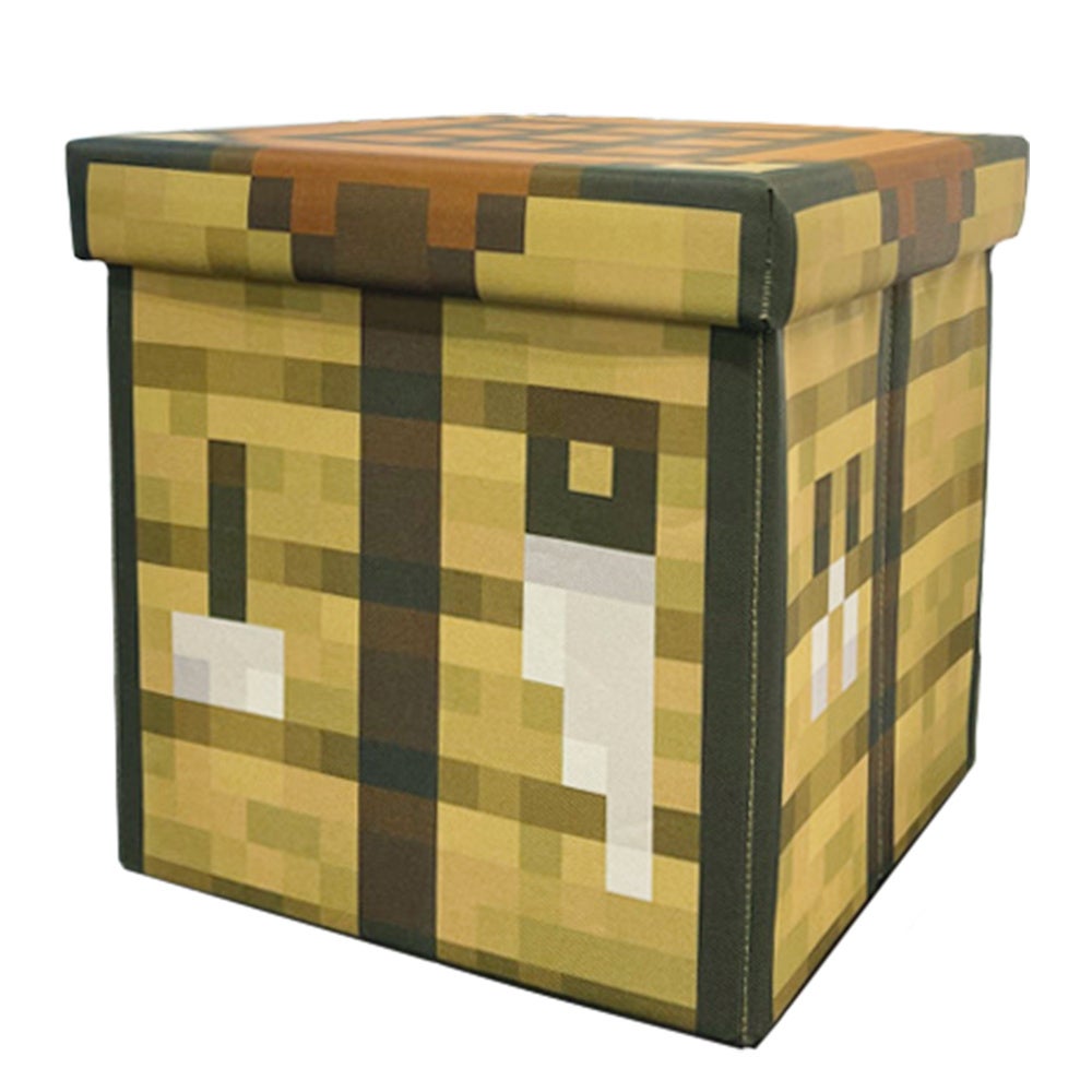 おもちゃの片づけや椅子としても使える収納BOX。使わないときは折りたたんでスッキリ収納できます！