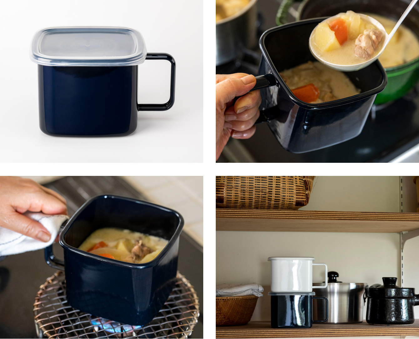 シリーズ一番人気のアイテムに新色が登場【茅乃舎ノ道具】野田琺瑯製