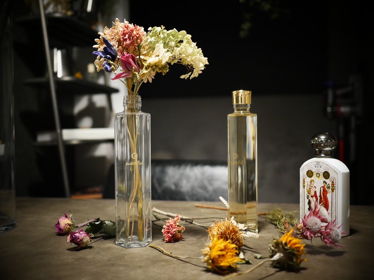 「meadol」瓶の２次利用