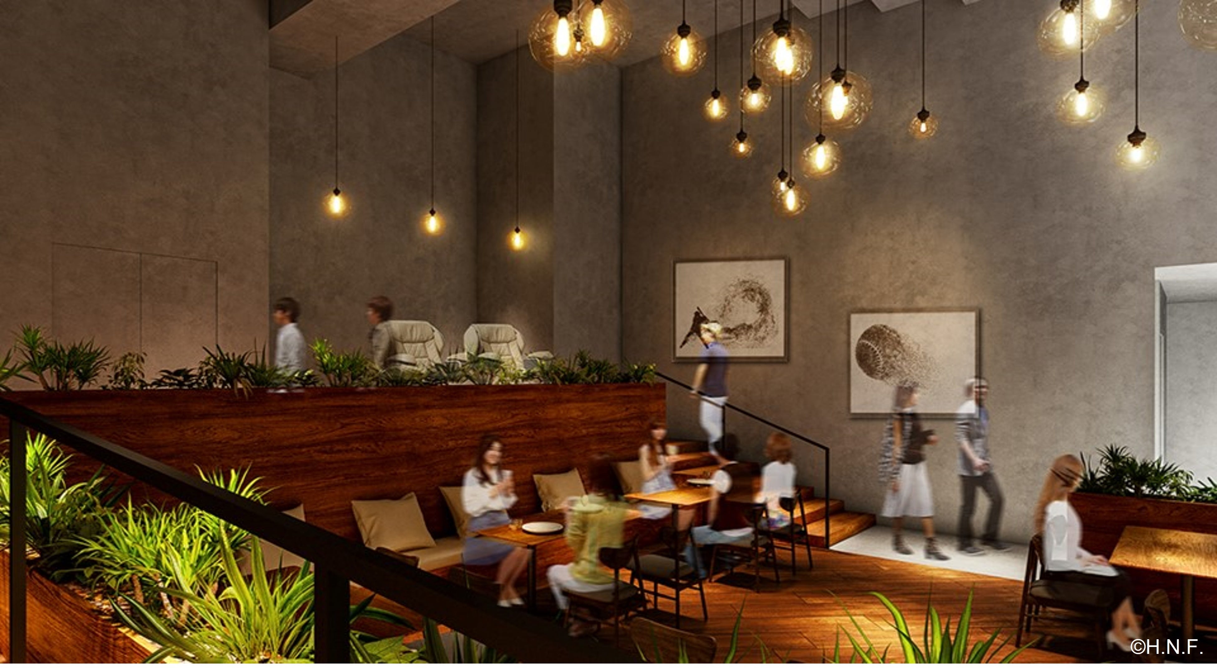 Panasonic CLUB LOUNGEセンターラウンジ