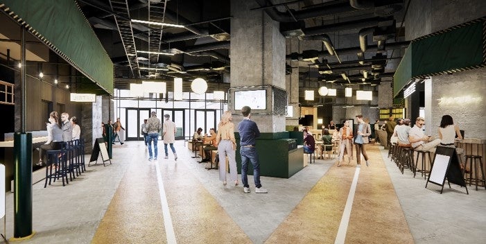 七つ星横丁 共用スペースイメージ (C)H.N.F.