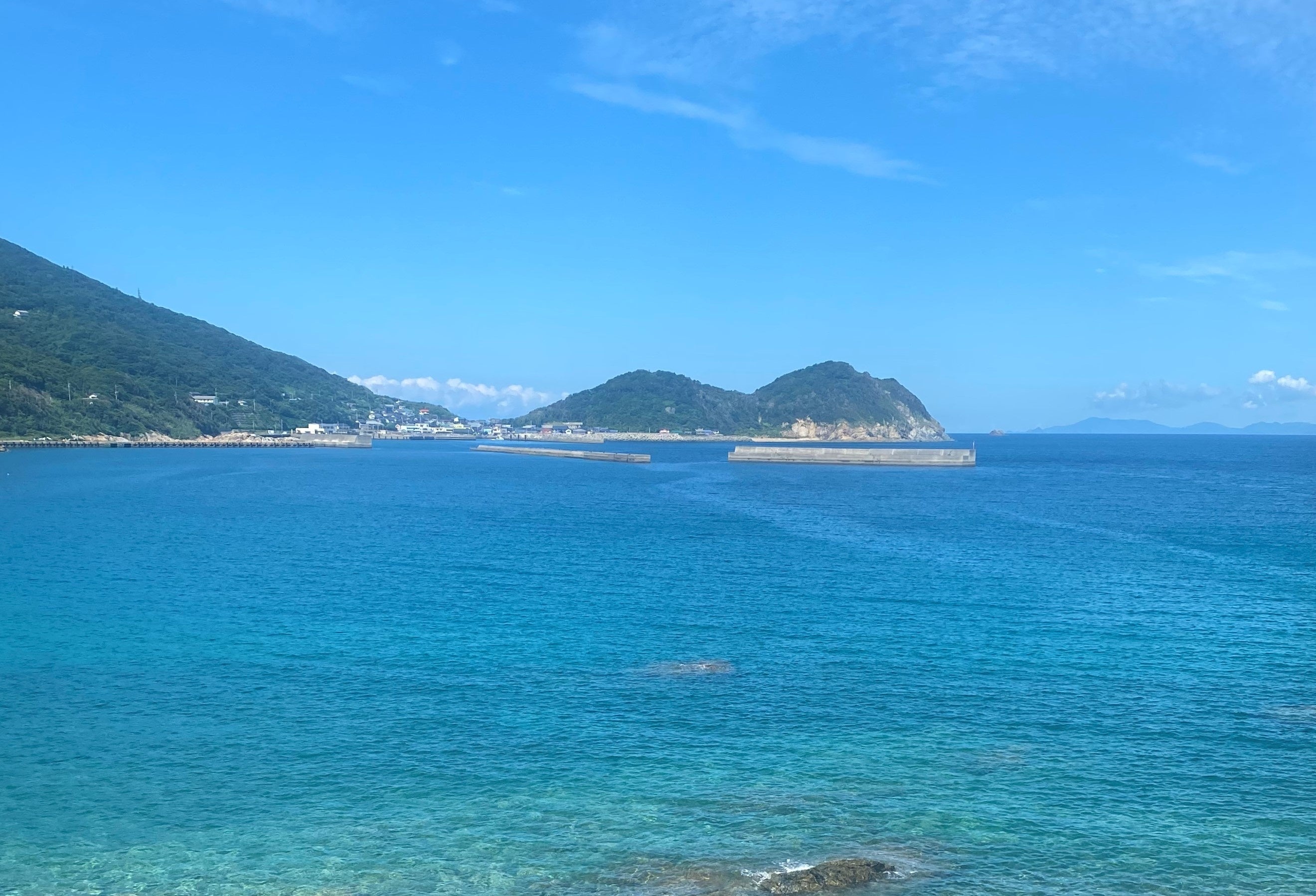 海に囲まれた新上五島町　