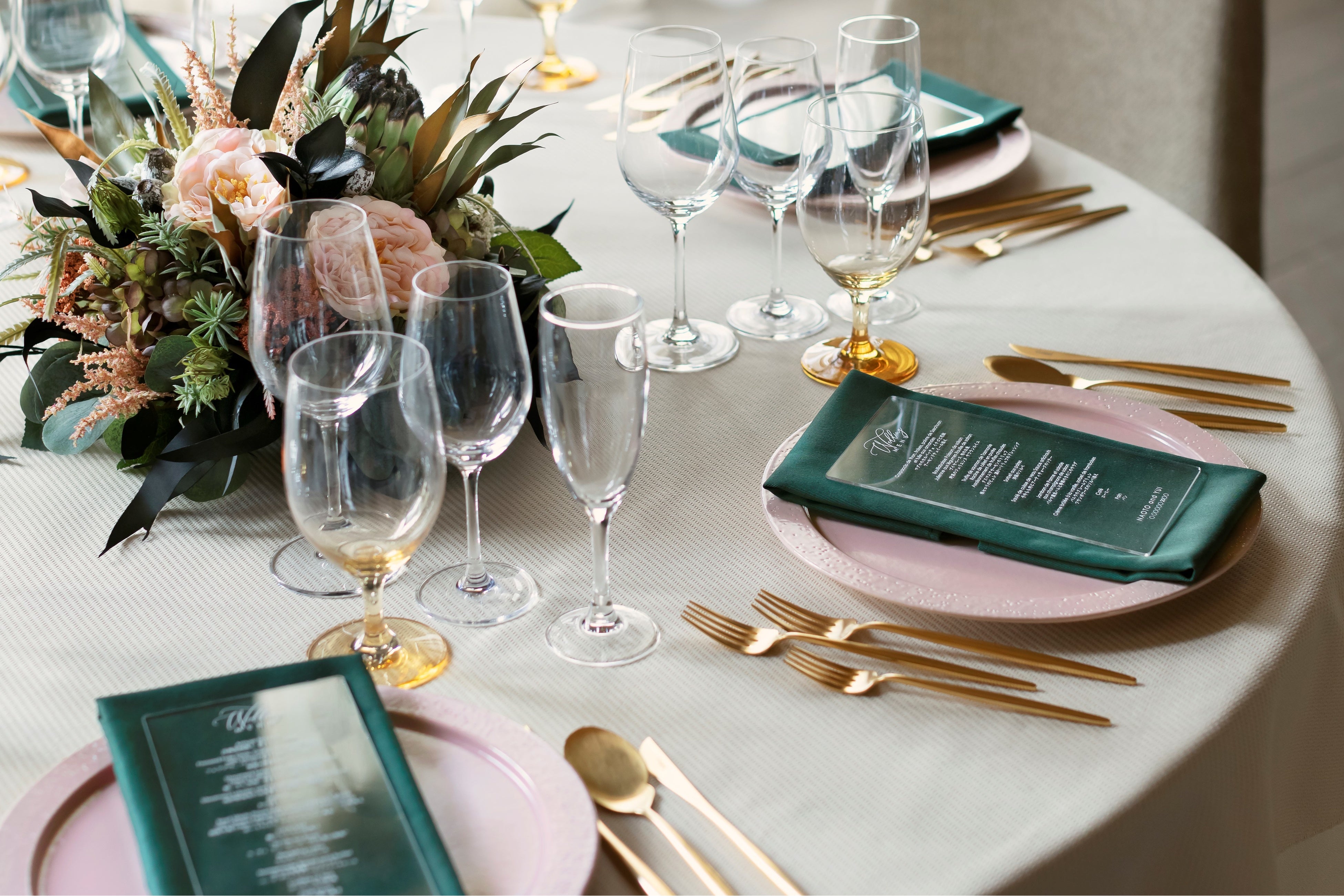 テーブルコーディネート展示