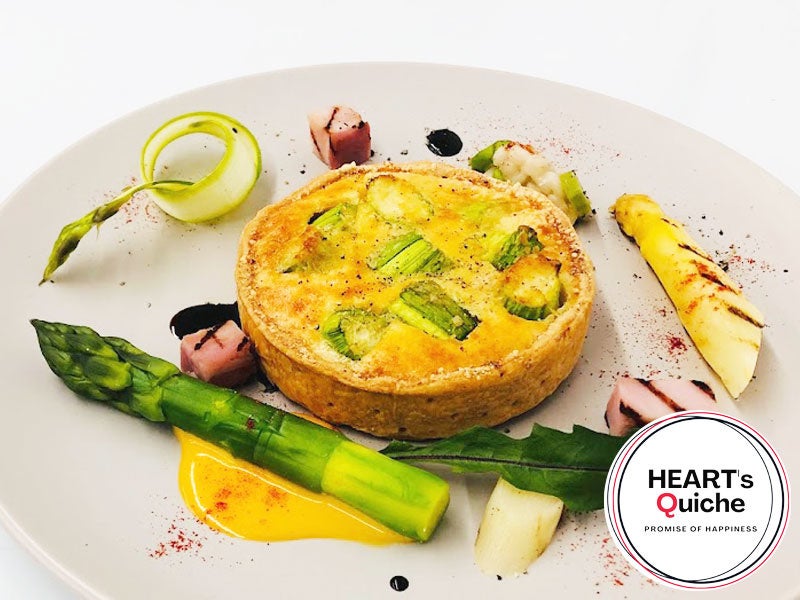 アスパラキッシュ盛り付け例