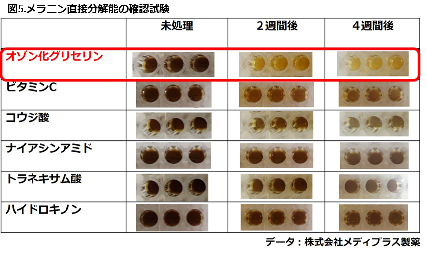 メラニン直接分解能の確認試験