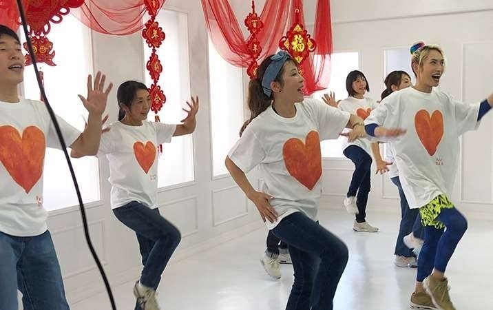 パラリンビクス音頭 PV制作風景