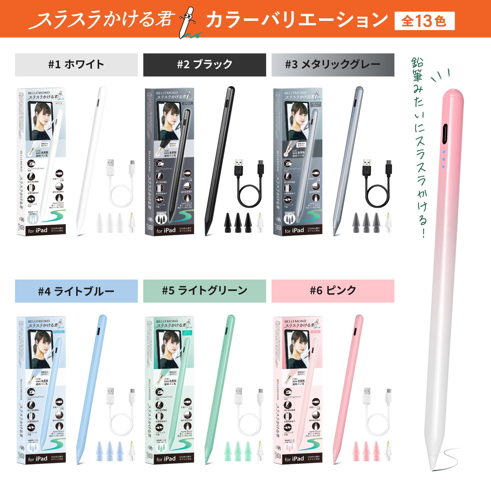 Apple iPad Air(第五世代)＋サードパーティ製タッチペンシル Apple iPad Air(第五世代)＋サードパーティ製タッチペンシル