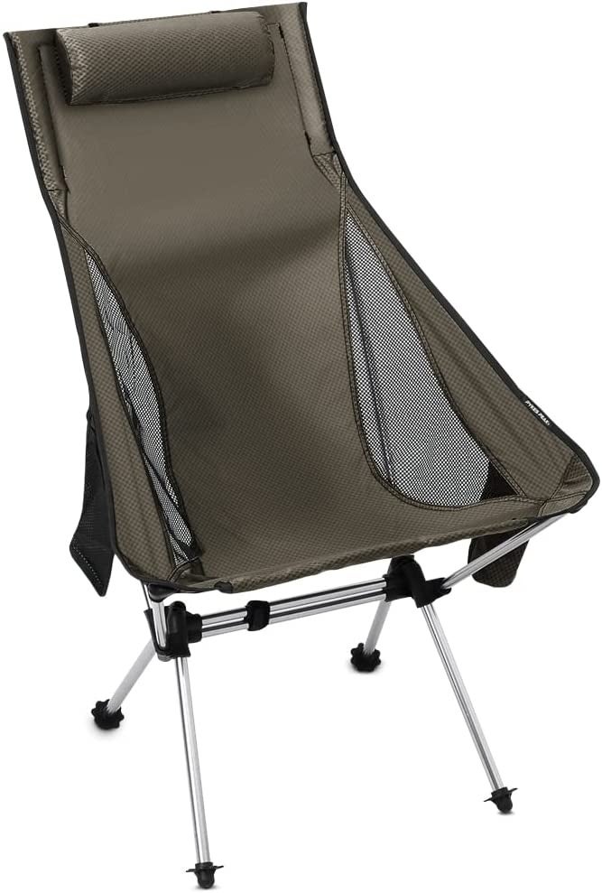 キャンプチェアハイバックタイプ／ダークオリーブ