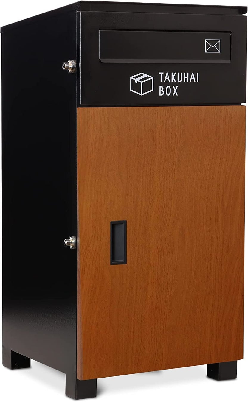 TAKUHAI BOXポスト一体型/ライトウッド