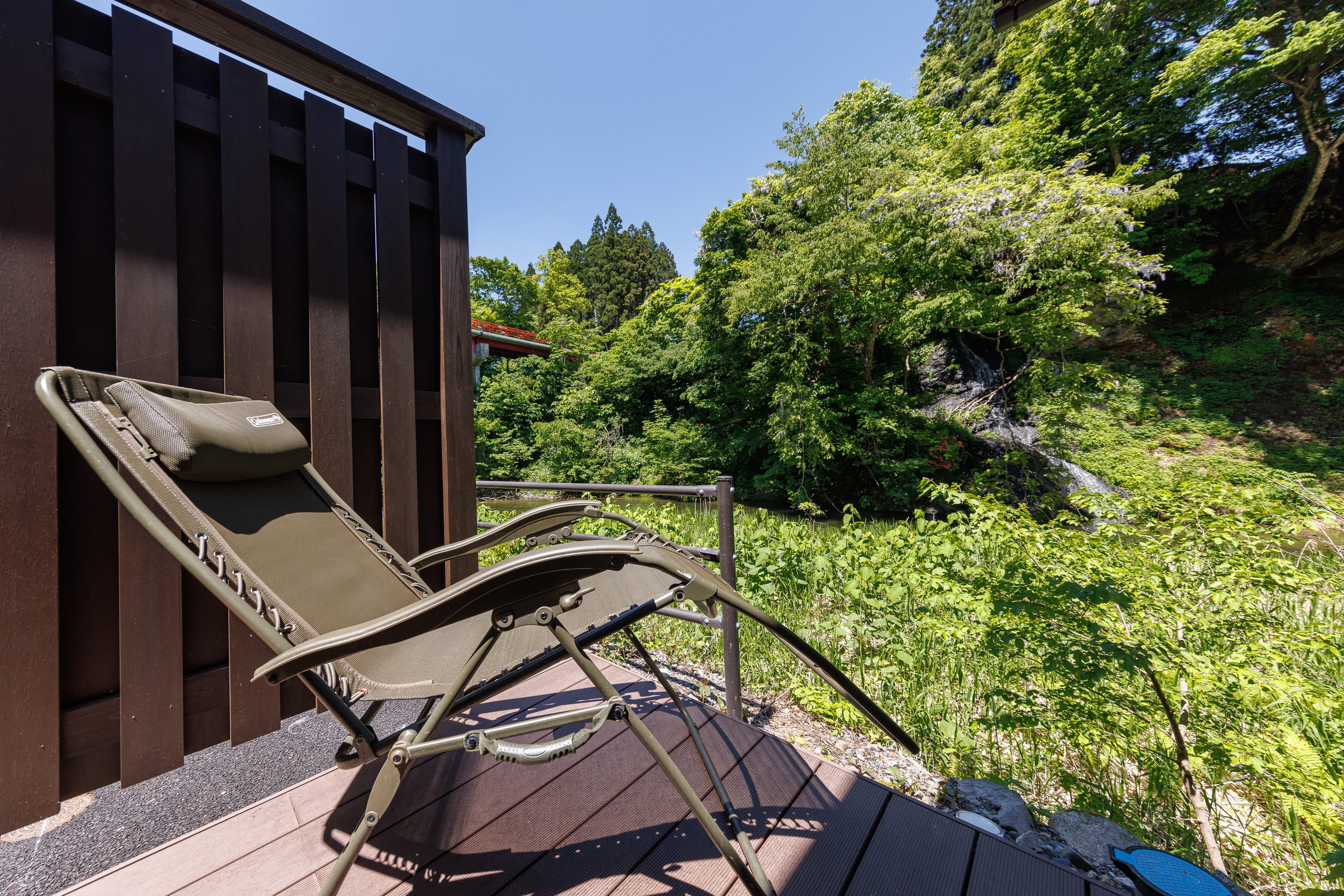 外気浴スペース