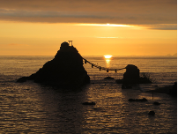 二見浦・夫婦岩の日の出