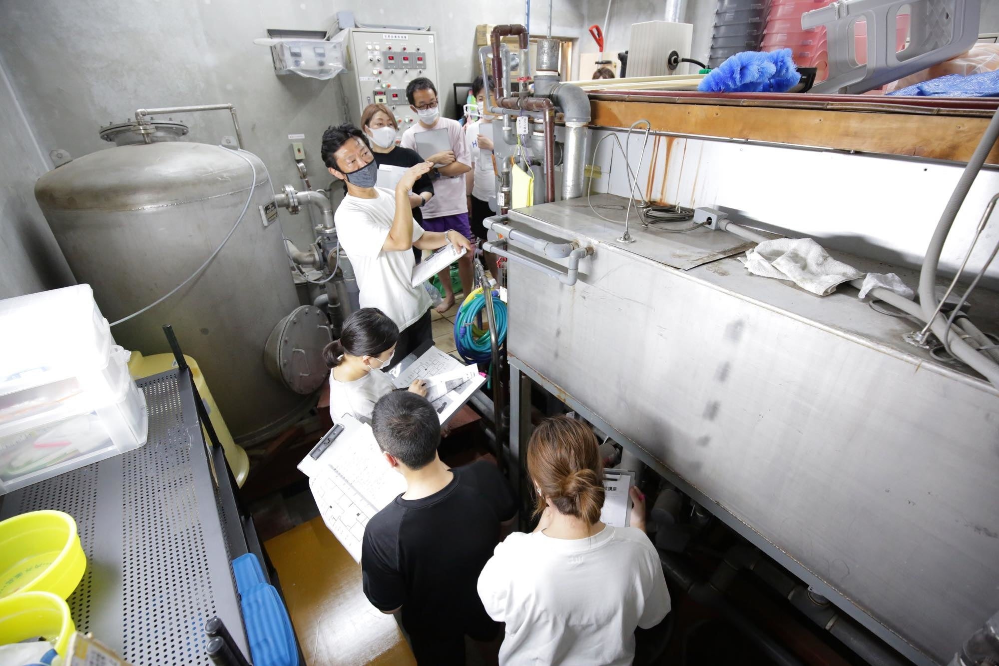 バックヤードの見学