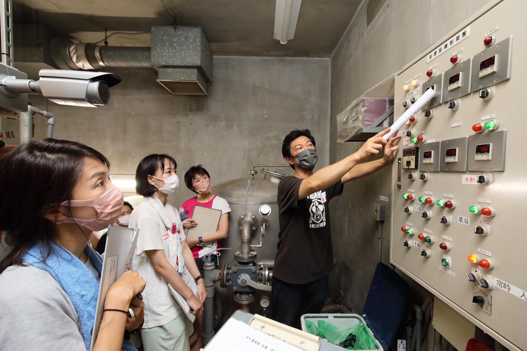 バックヤードの見学