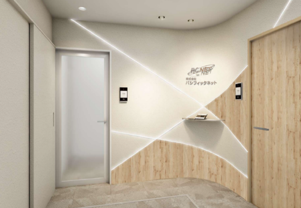 白樺を基調としたエントランス(イメージ)