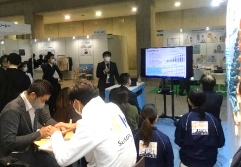 昨年の商談コーナーの様子