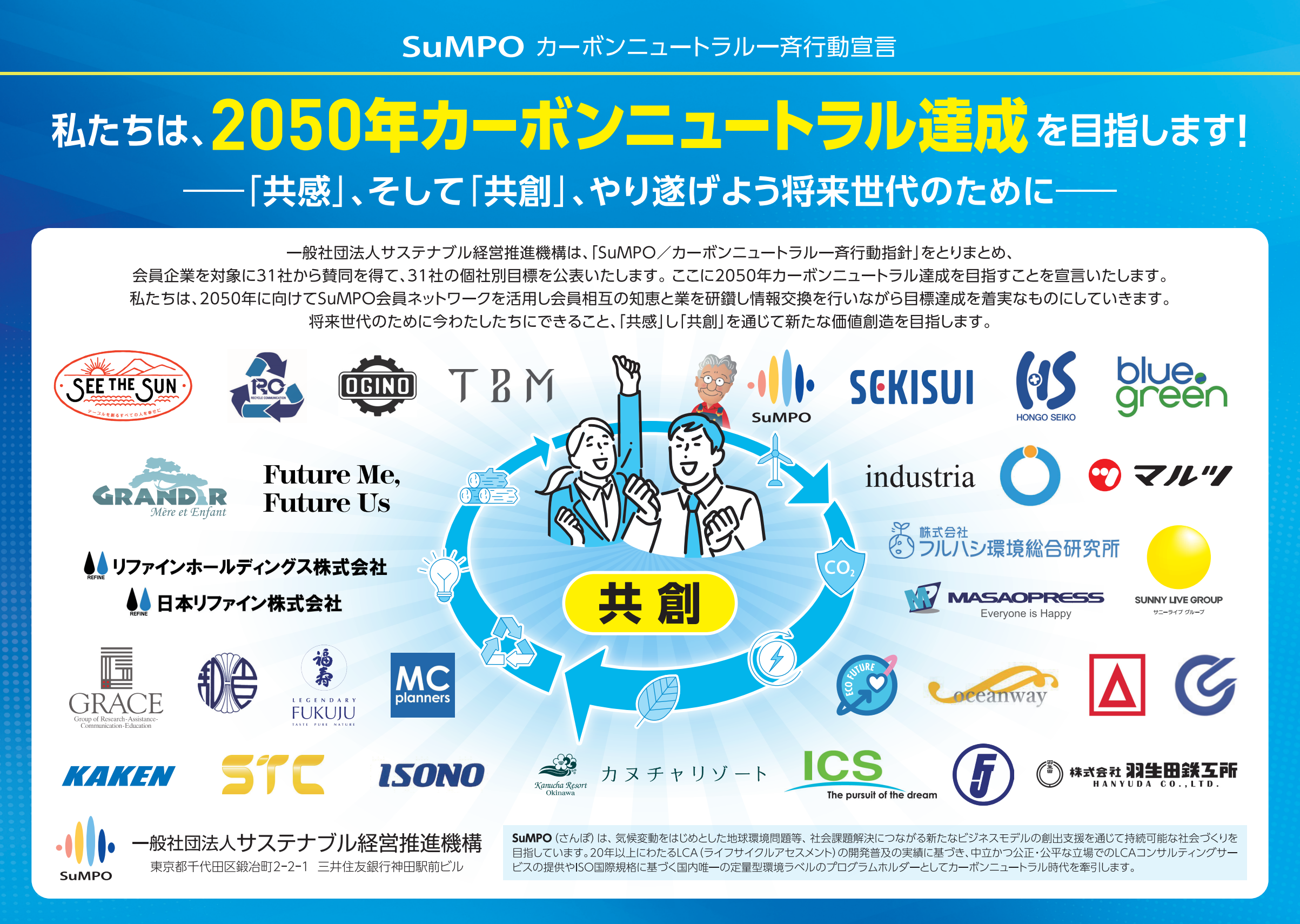 SuMPO一斉行動宣言ポスターデザイン