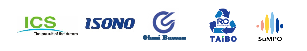 左から　石塚化学産業株式会社、いその株式会社、株式会社近江物産、株式会社タイボー、一般社団法人サステナブル経営推進機構