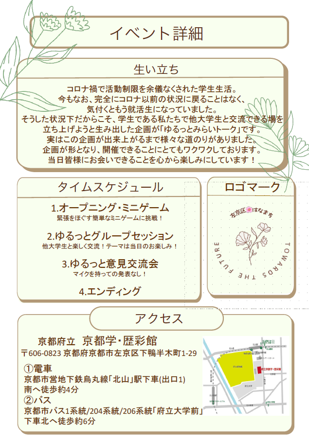 イベントポスター裏