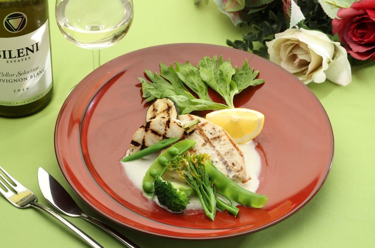 気仙沼メカジキのグリル 酒粕クリームソース