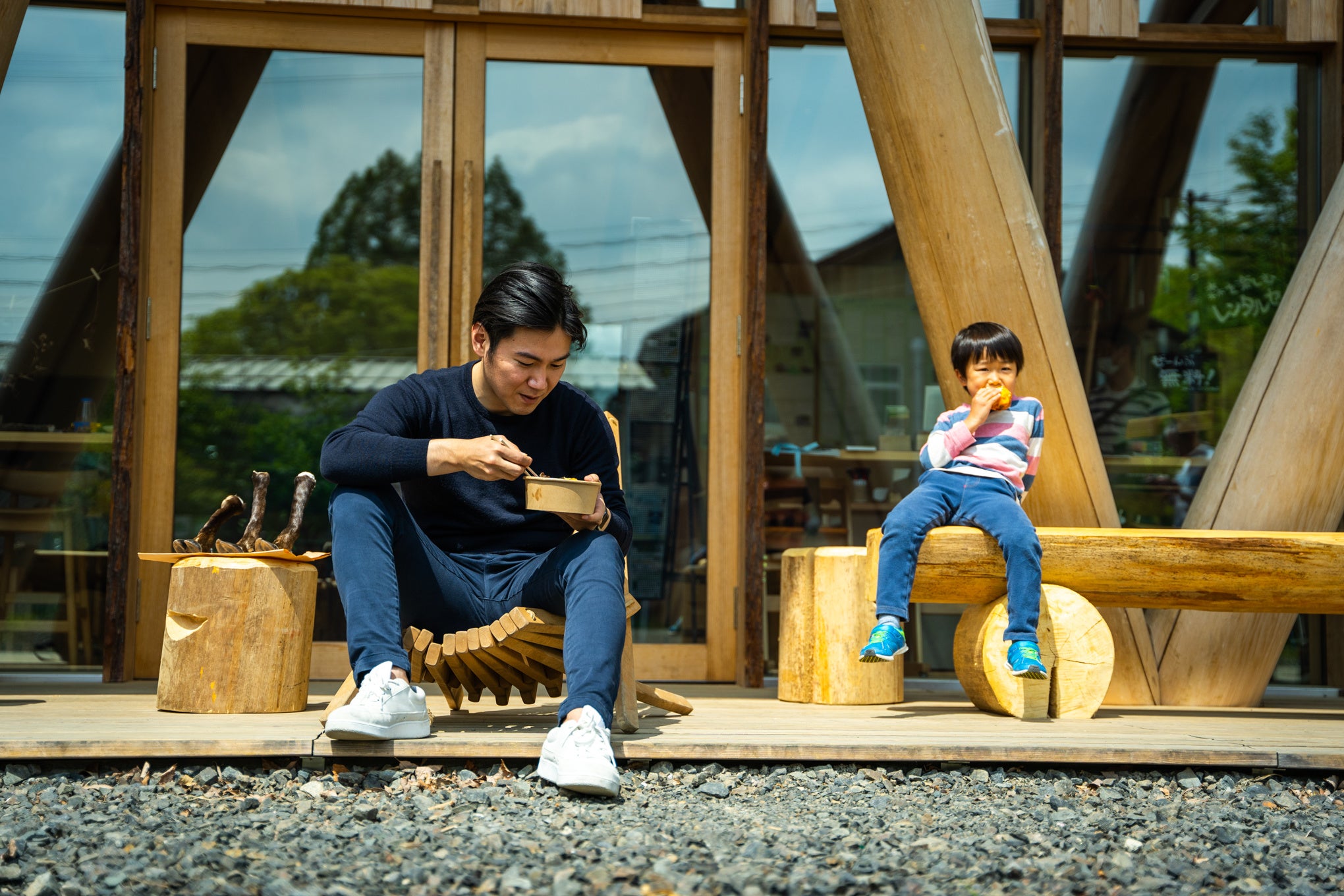 森のアソビバ「morinos」等子供が遊べる環境も多い