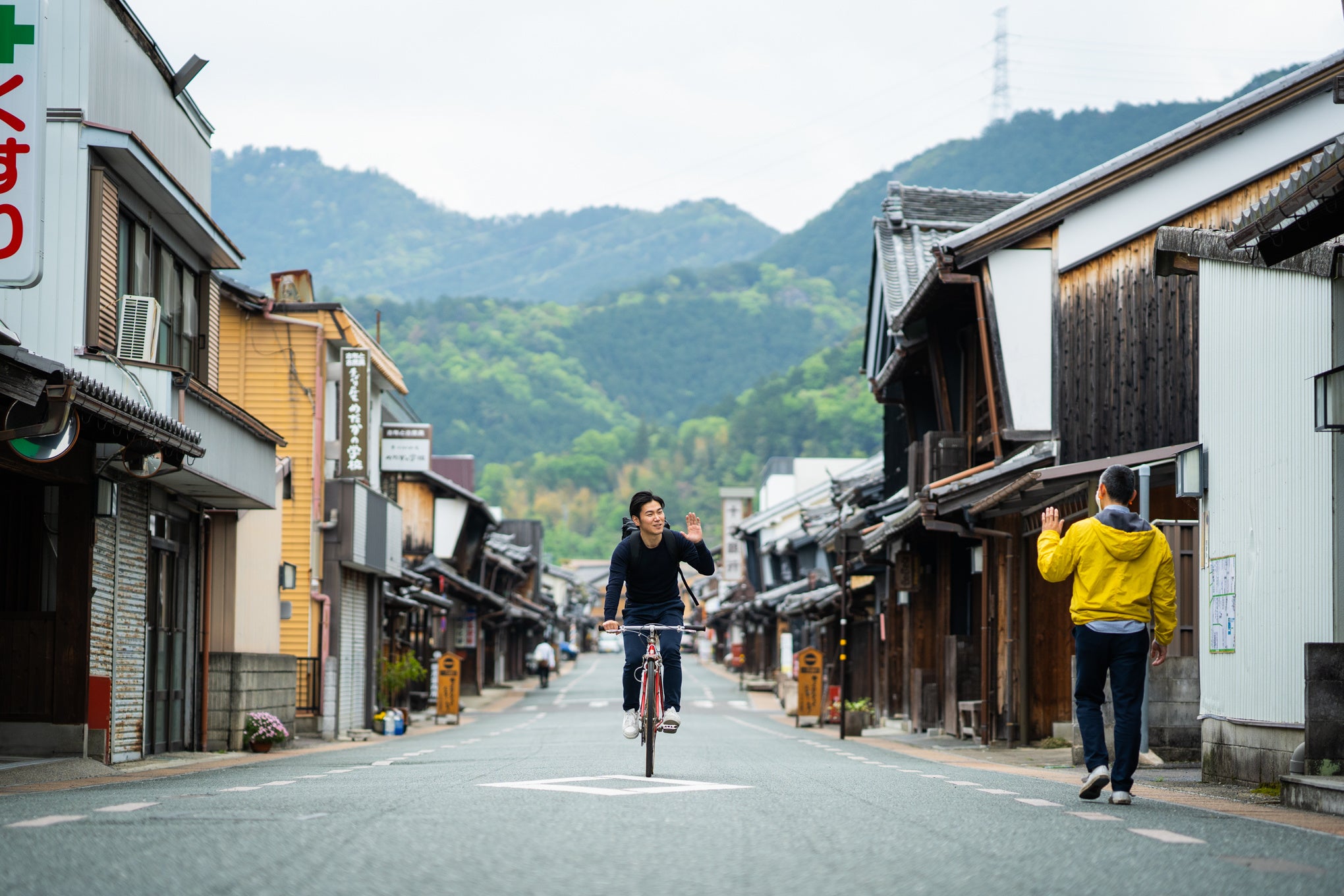 うだつの上がる町並みをサイクリング（貸出可）