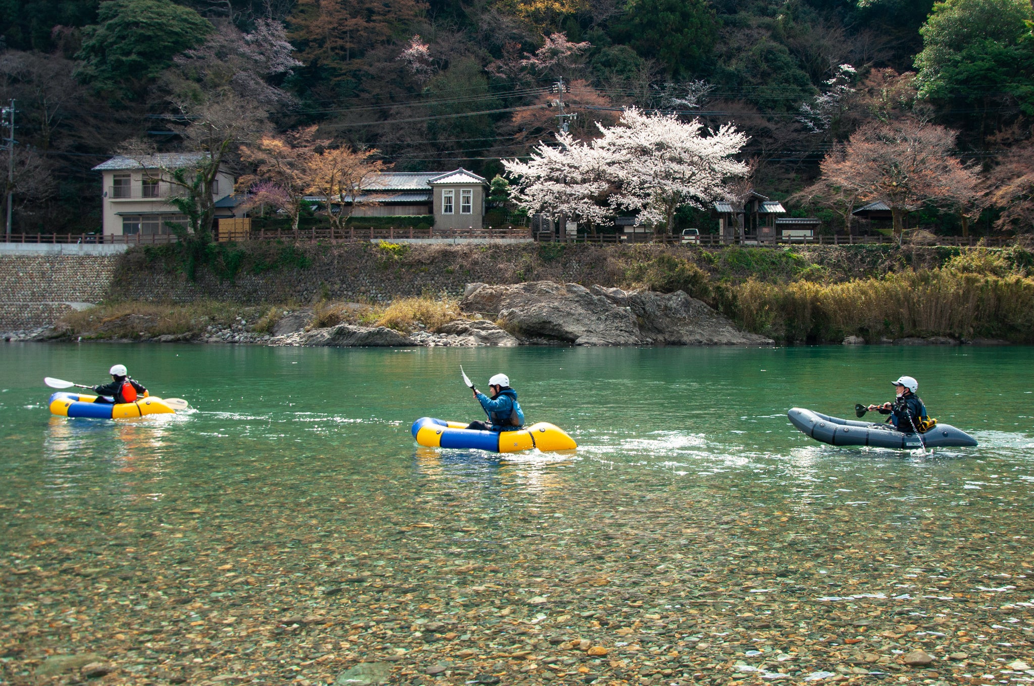 バックラフトやSAP等、リバーアクティビティも充実