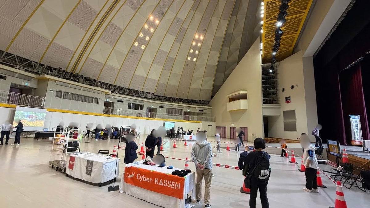 秋田県主催のデジタル体験フェスで「Cyber KASSEN」体験会、未就学児から中高生まで1日で延べ300名以上が参加