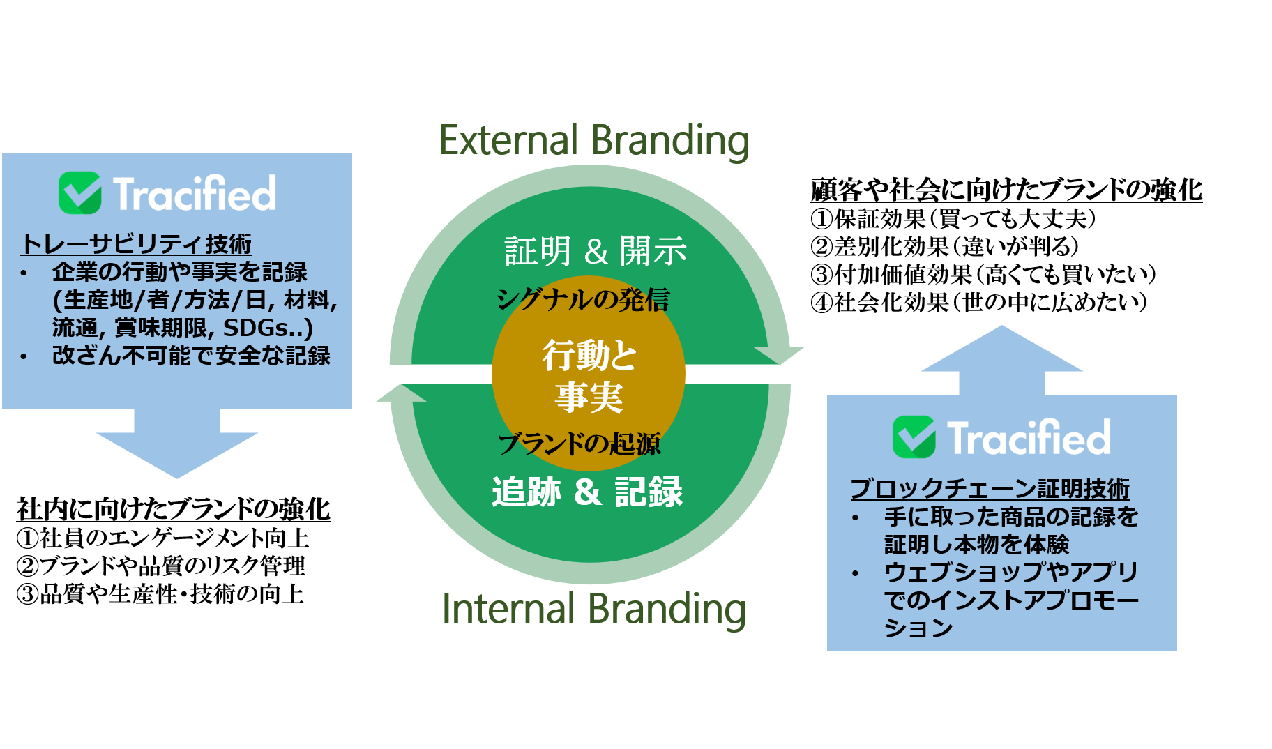 Tracifiedのブランドイノベーション
