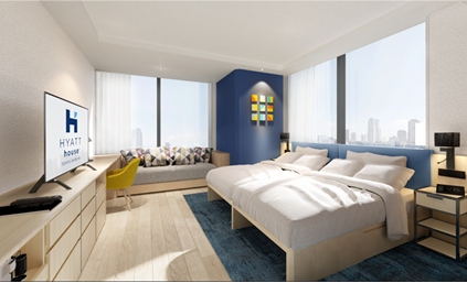 「ハイアット ハウス 東京 渋谷」客室　イメージ