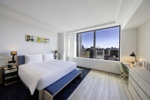 「ハイアット ハウス 東京 渋谷」 客室　デラックスキング　50㎡