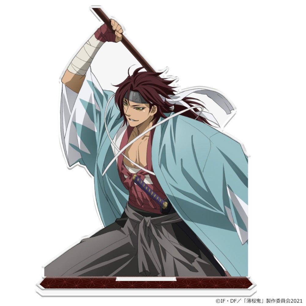 OVA「薄桜鬼」のアクリルキャラスタンド、トレーディング缶