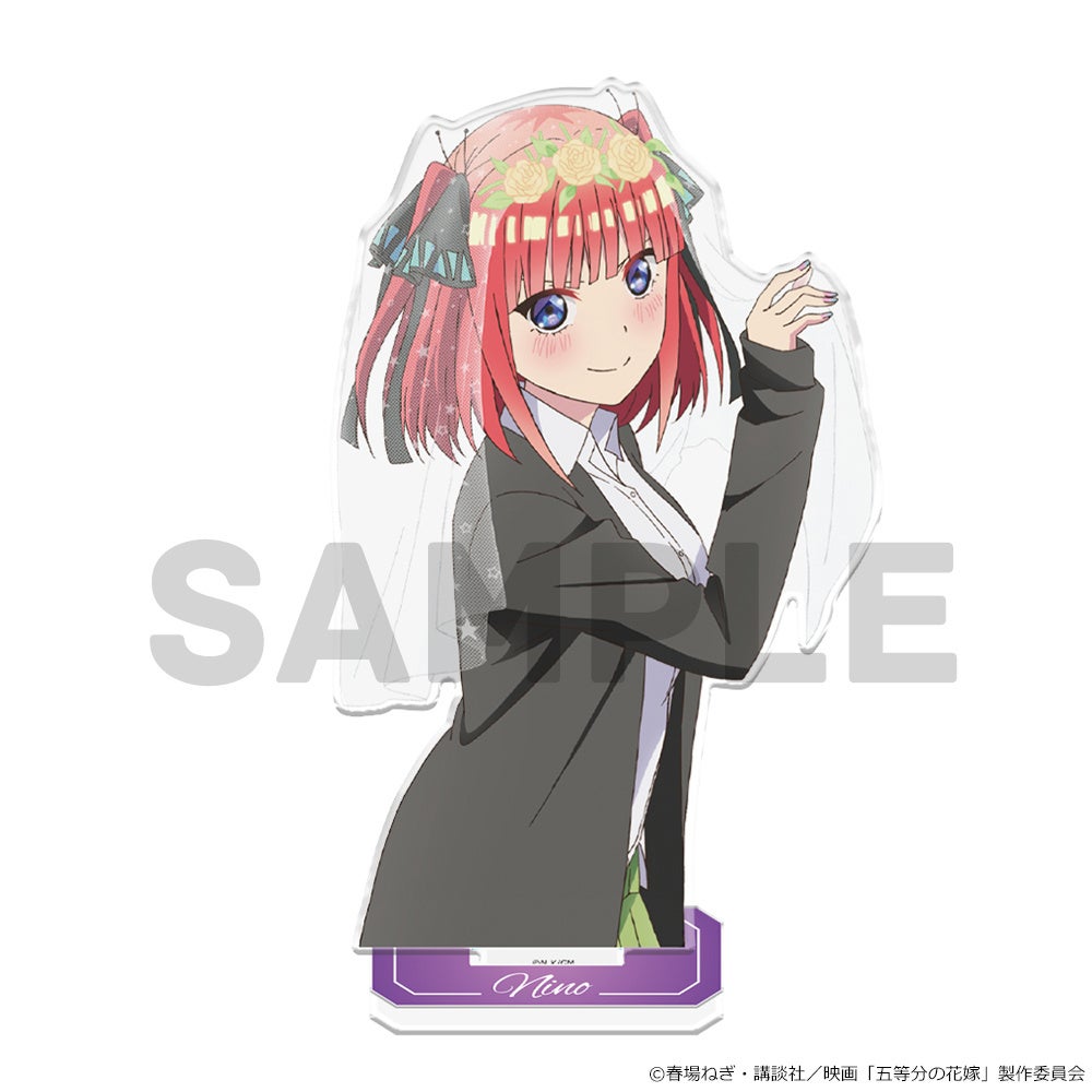 映画「五等分の花嫁」のアクリルキャラスタンド、アクリル