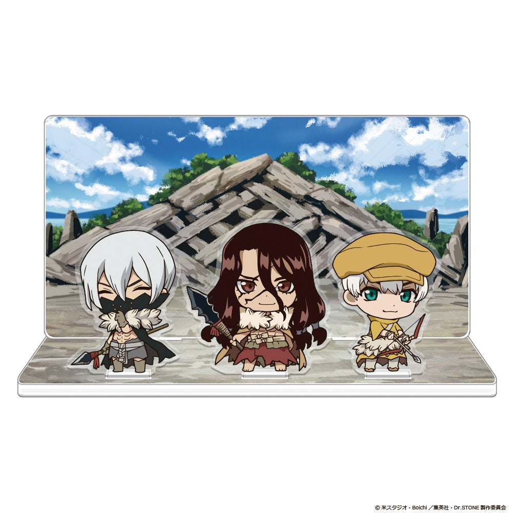 TVアニメ「Dr．STONE」のアクリルジオラマの受注を開始