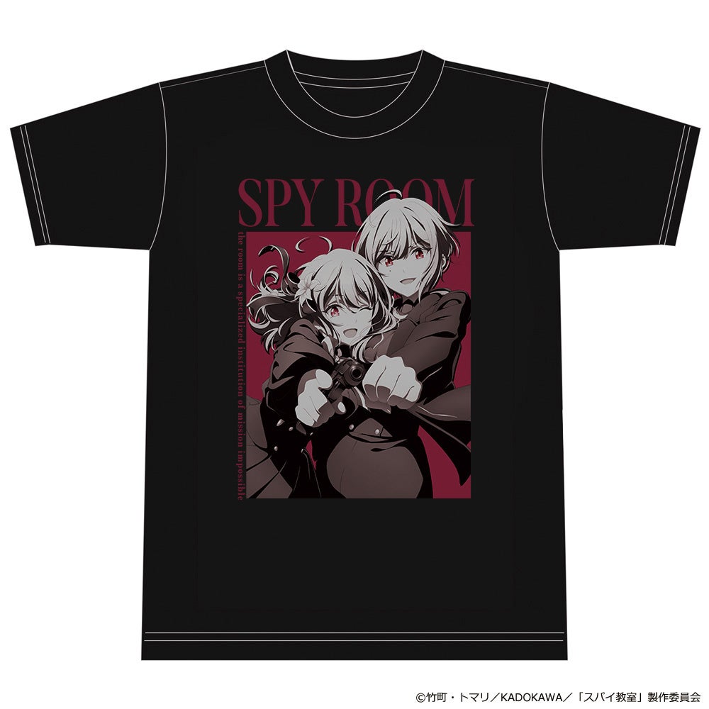 スパイ教室」90cmビッグタオル（缶バッジ付）、Tシャツ