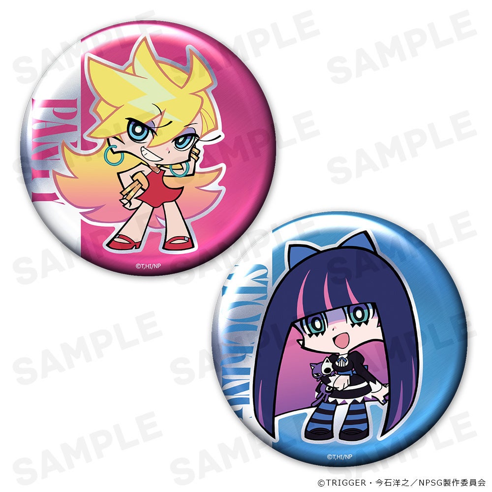 Panty & Stocking パンティ＆ストッキング 缶バッジ まとめ プレスリリース：TVアニメ「New PANTY ＆ STOCKING with GARTERBELT