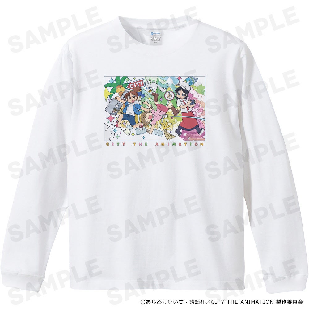 TVアニメ『CITY THE ANIMATION』リブ付ロングスリーブTシャツ、Tシャツ