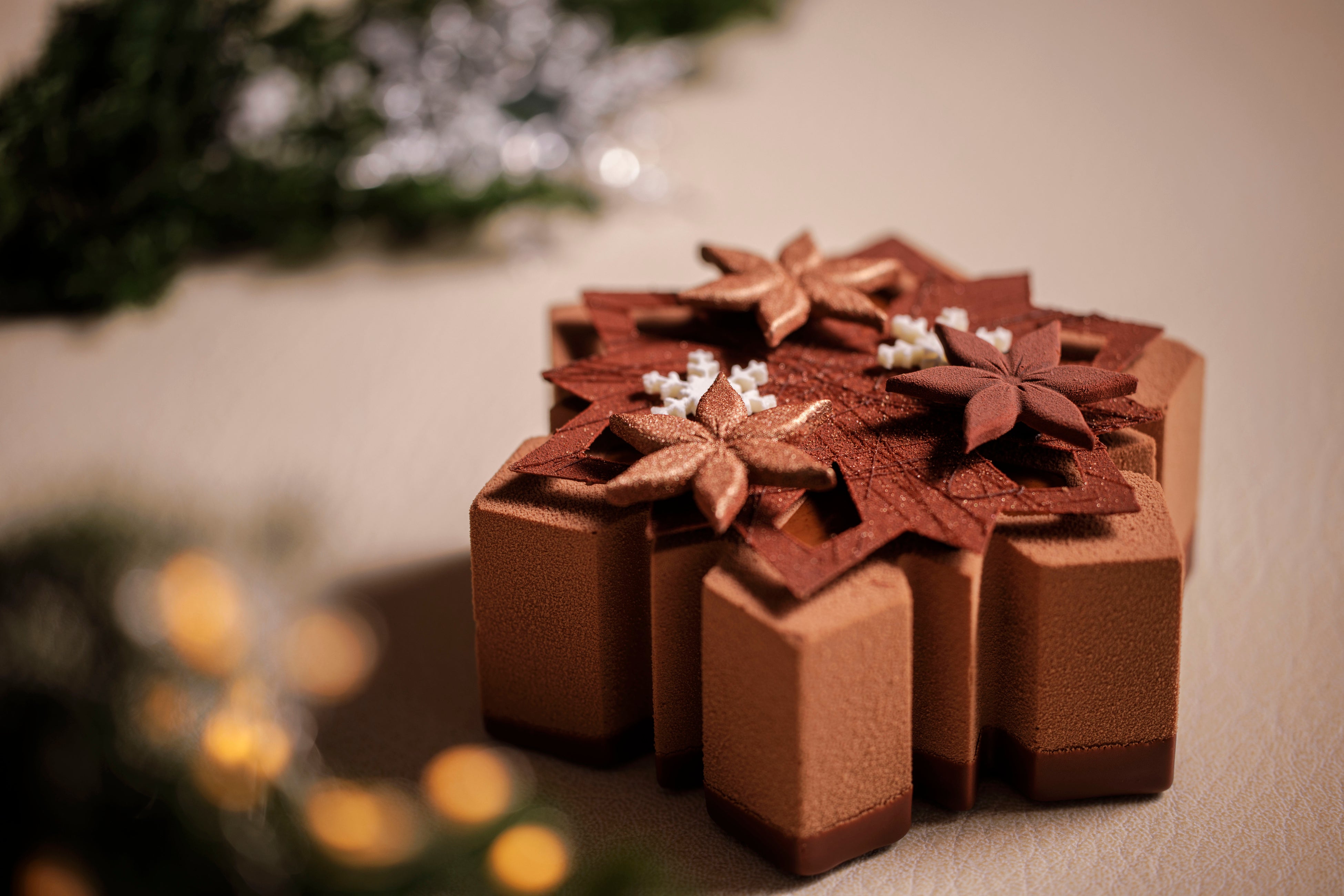 【フォーシーズンズホテル東京大手町】クリスマスケーキ「エトワール ショコラ」10月1日（木）より予約受付開始