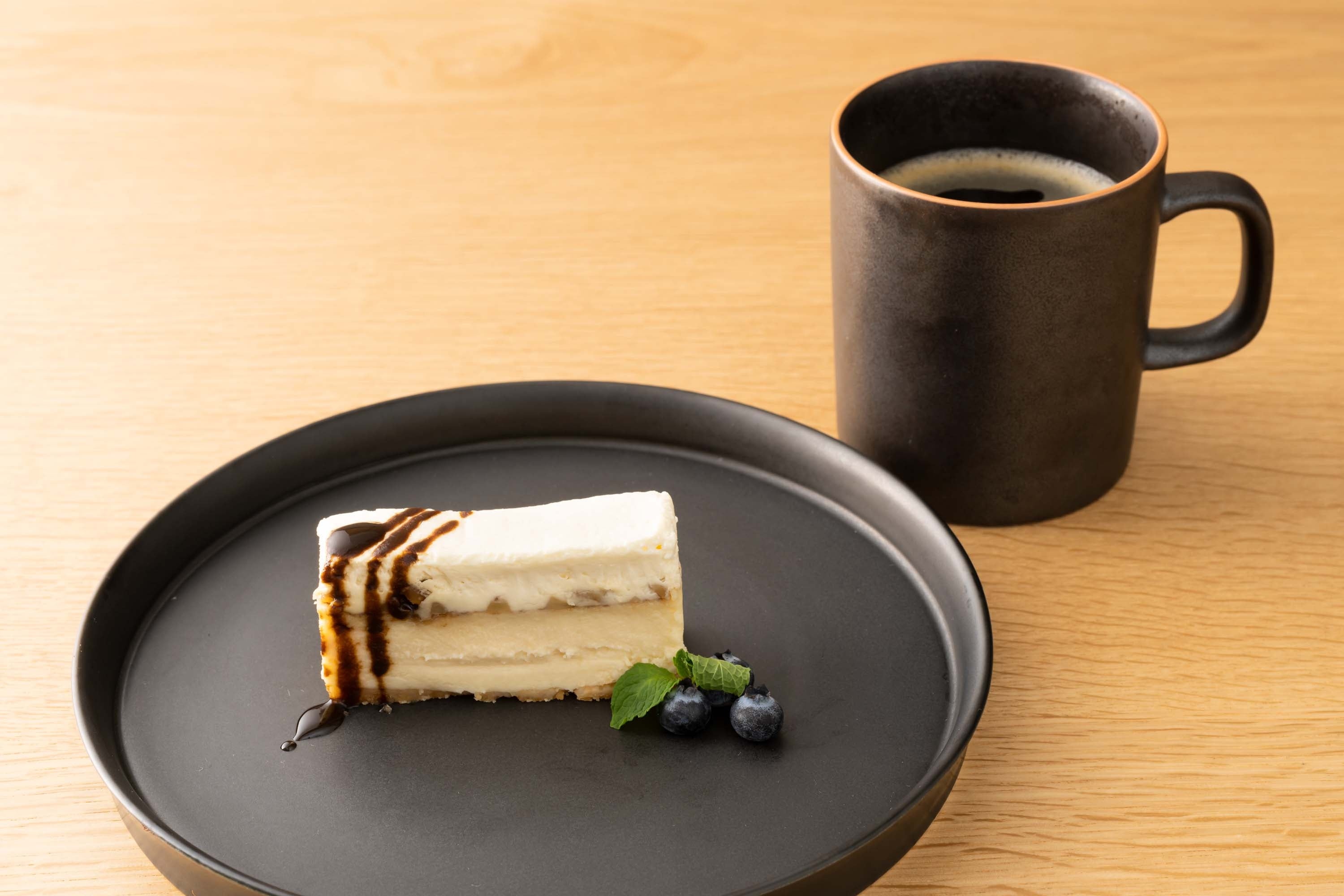 be my floraグルテンフリー チーズケーキセット　¥1,400（税込¥1,540）