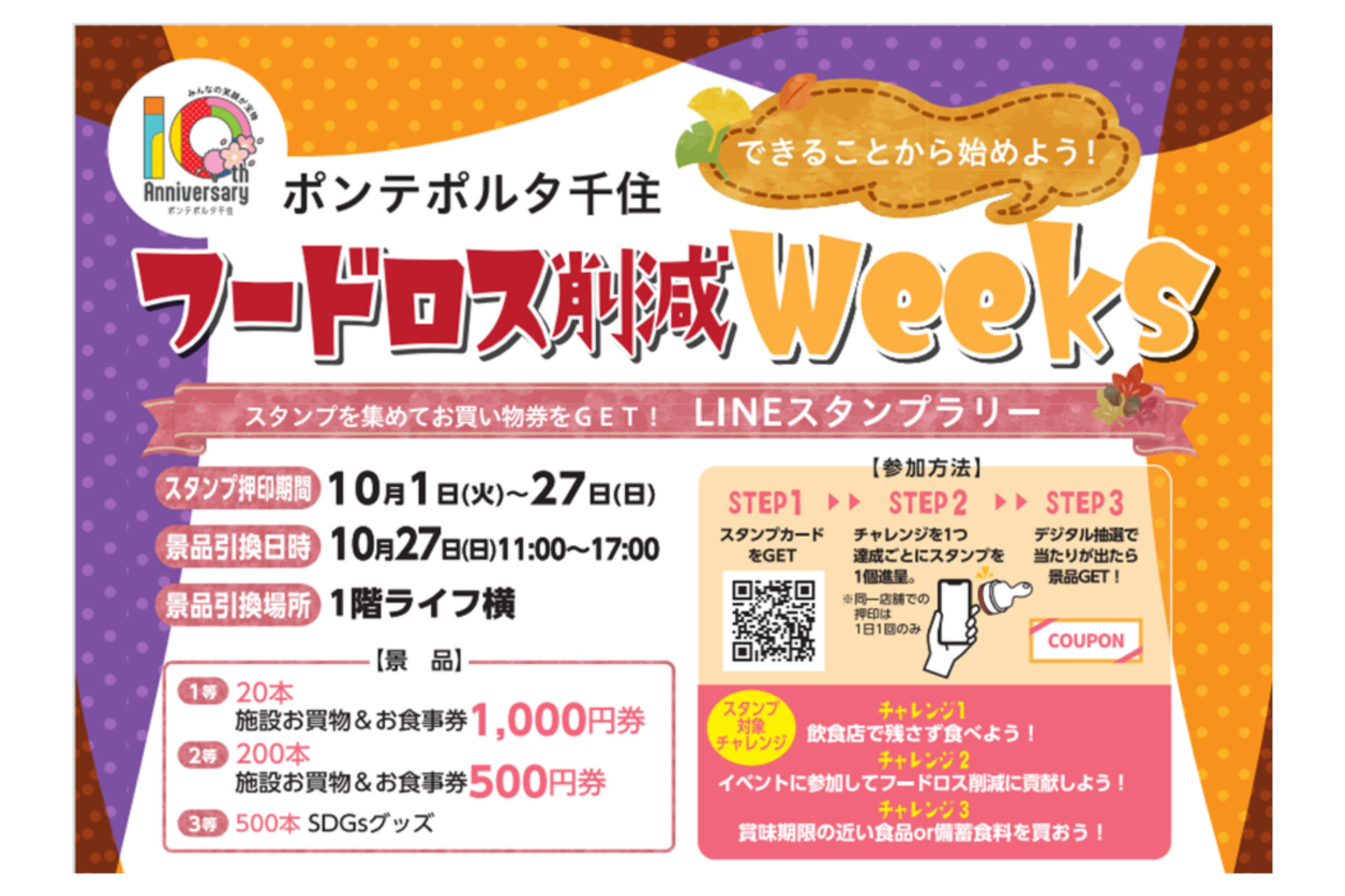 ギックスの商業施設・観光事業向けキャンペーンプラットフォーム「マイグル」、三菱地所プロパティマネジメントの商業施設「ポンテポルタ千住」で開催するフードロス削減の啓発イベントに採用