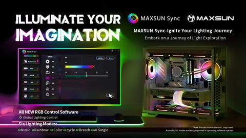 Revolutionize your gaming experience with MAXSUN Sync’s advanced RGB control.  Let’s delve into a world where color preference is the main character!  |  Press release of Guangzhou Shangqi Information Technology Co., Ltd Revolutionize your gaming experience with MAXSUN Sync’s advanced RGB control.  Let’s delve into a world where color preference is the main character!  |  Press release of Guangzhou Shangqi Information Technology Co., Ltd