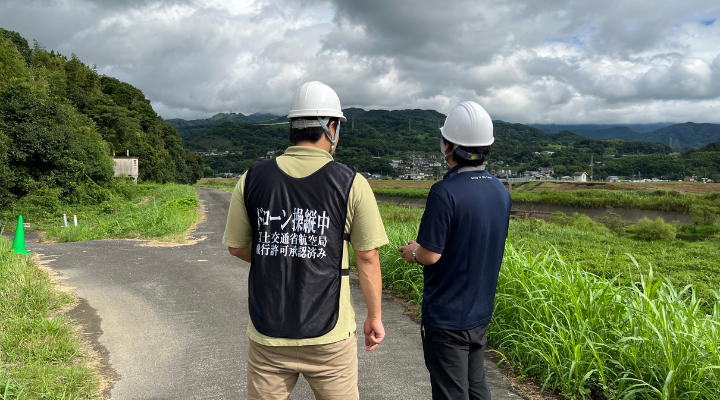 空の路上教習「ドローン災害対策講習」大町自動車学校 佐賀鍋島校