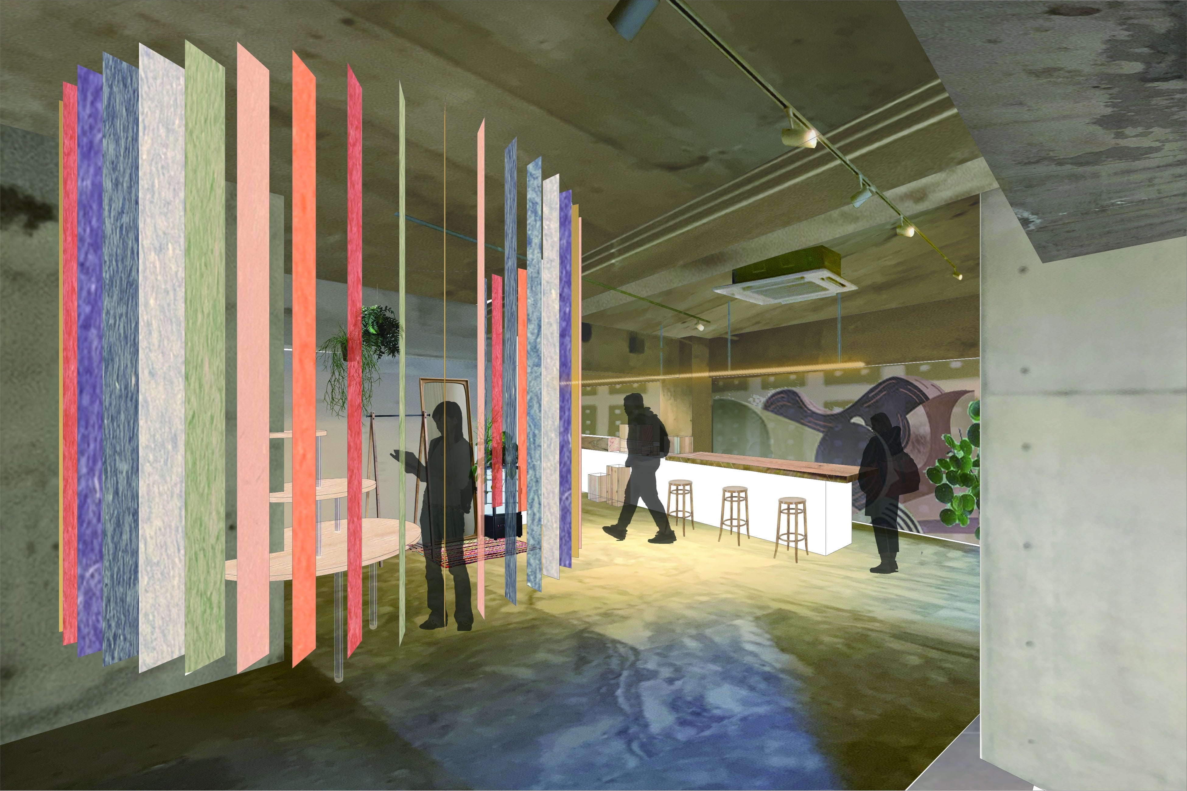 1Fフロント・ロビーまわり イメージパース