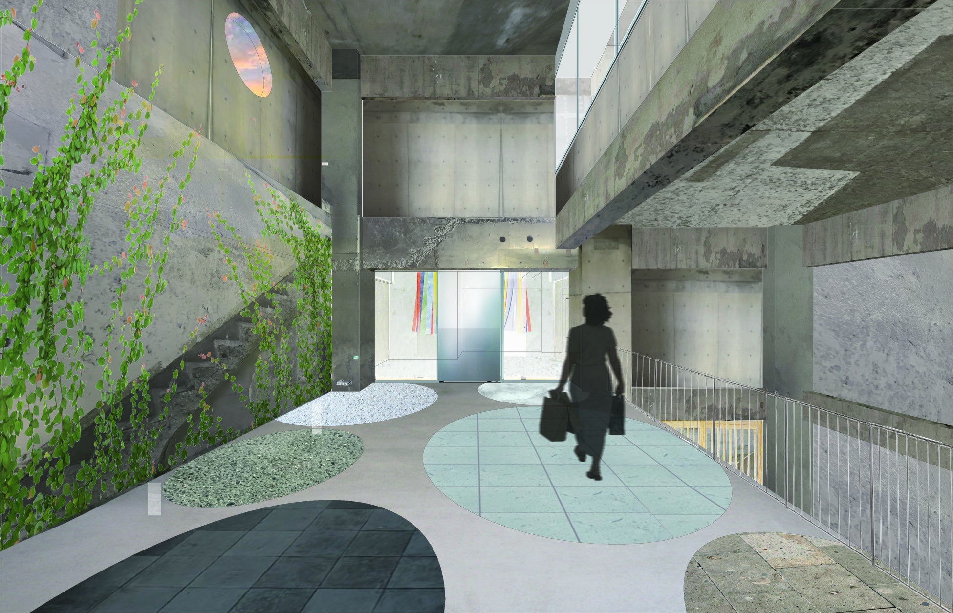 1Fエントランスイメージパース