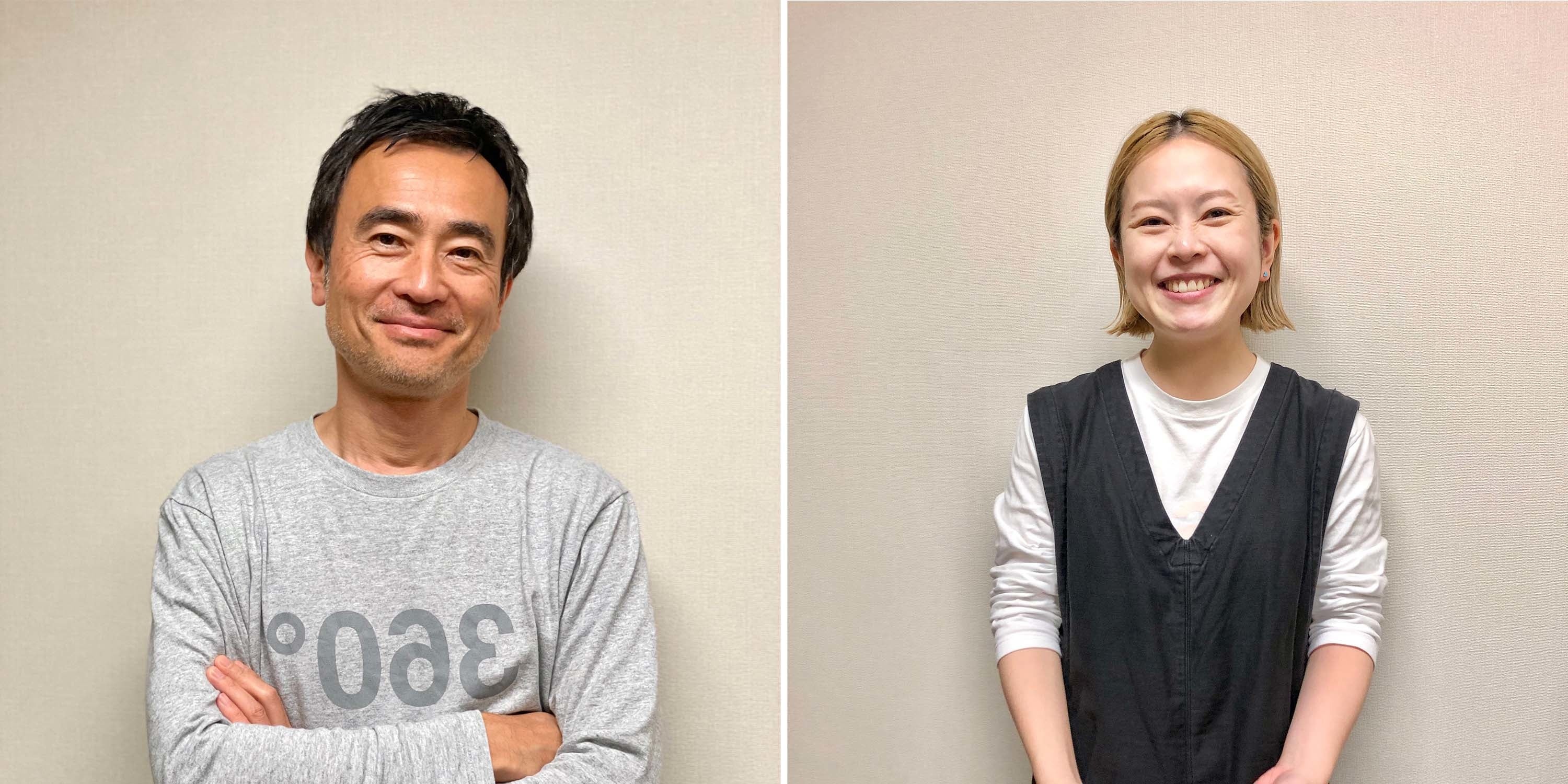 ／360°の（左）納谷新氏と（右）島田明生子氏